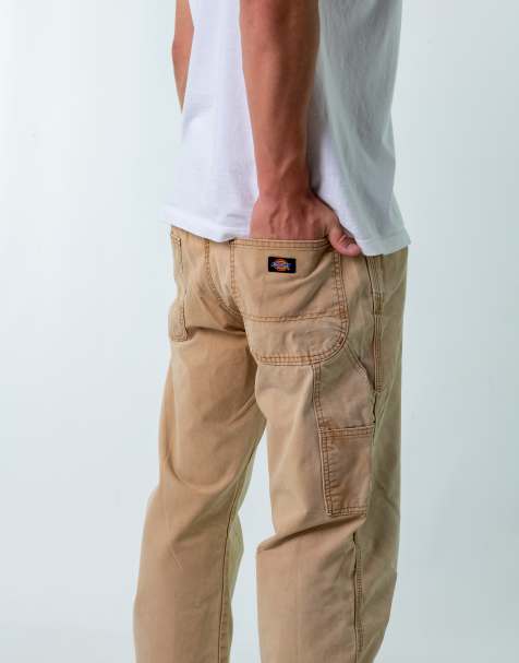 Vintage Dickies 36x34 Canvas Carpenter Jeans Tan - view 1