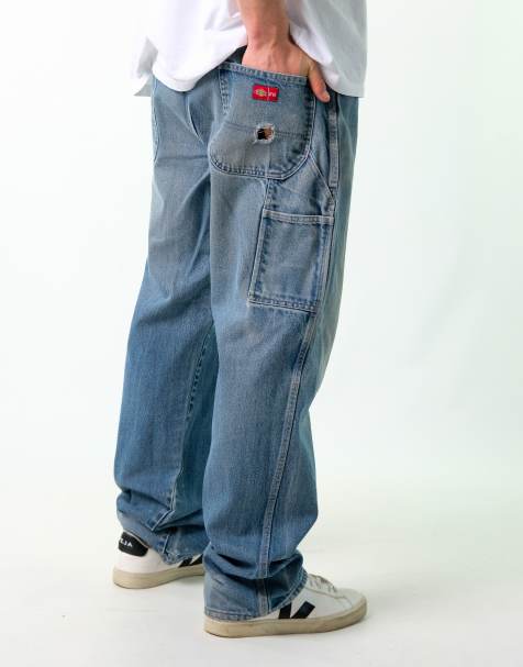 Vintage Dickies 36x34 Denim Carpenter Jeans Blue - view 1