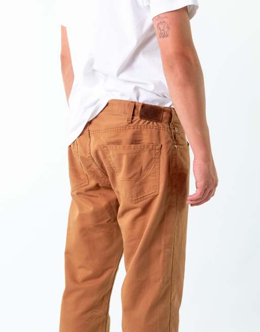 Vintage Dickies 36x34 Woven Straight Pants Brown