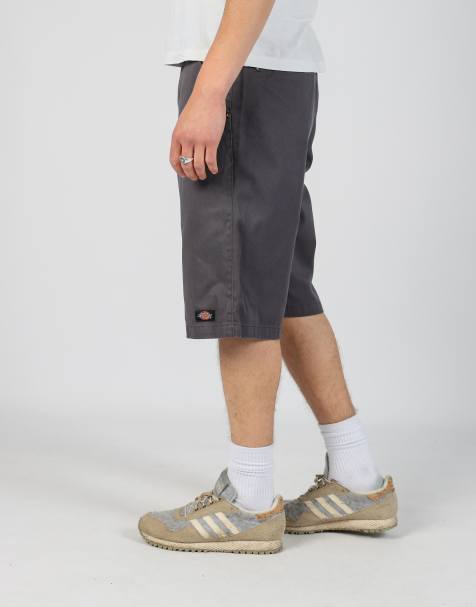 Vintage Dickies 36x42 canvas cargo shorts in charcoal grey - view 1