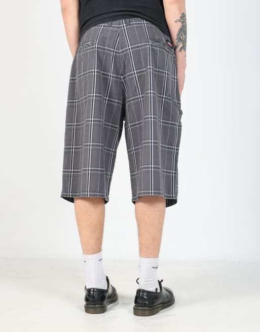 Vintage Dickies 38x25 canvas cargo shorts in charcoal grey