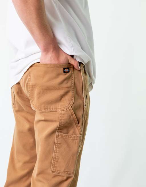 Vintage Dickies 38x30 Canvas Carpenter Jeans Brown