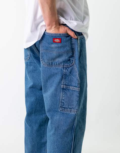 Vintage Dickies 38x30 Denim Carpenter Jeans Blue - view 1