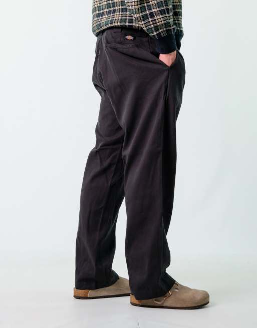 Vintage Dickies 38x30 Woven Straight Pants Black