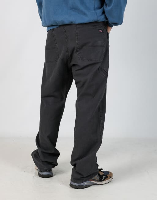 Vintage Dickies 38x32 canvas carpenter jeans in black