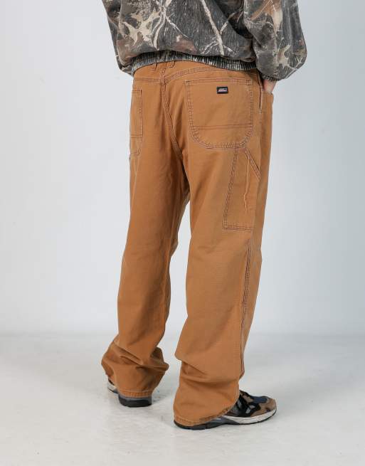 Vintage Dickies 38x32 canvas carpenter jeans in tan