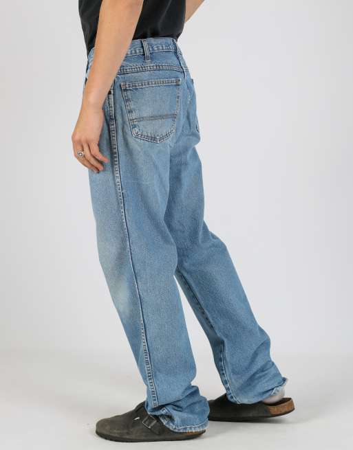 Vintage Dickies 38x34 denim jeans in light blue, 2 of 4
