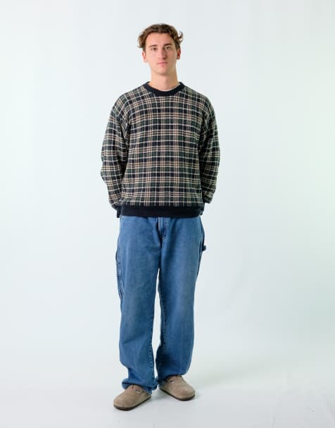 Vintage Dickies 40x32 Denim Carpenter Baggy Jeans Blue - view 1