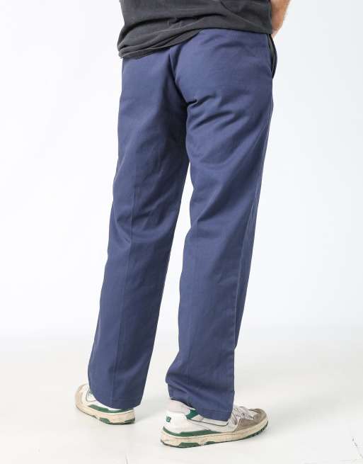 Vintage Dickies 874 32x32 woven straight pants in navy blue