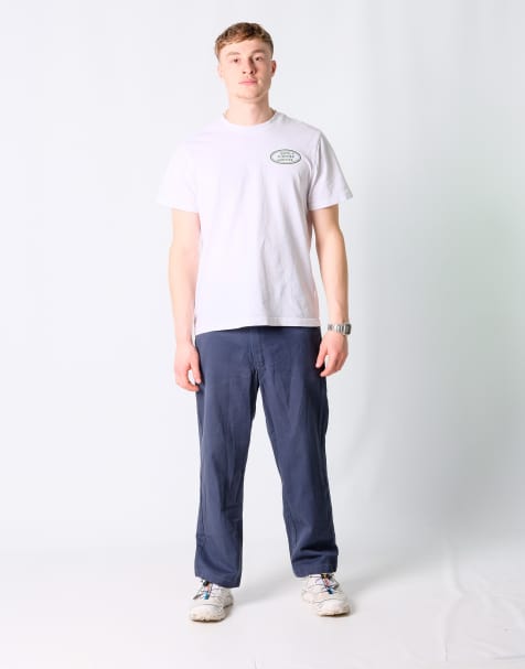 Vintage Dickies 874 36x30 Woven Straight Pants Navy Blue - view 1