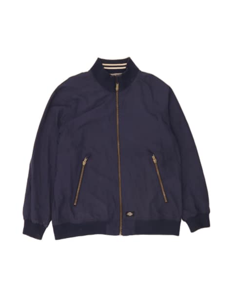 Vintage Dickies Bomber Jacket UK 42 XL In Blue - view 1