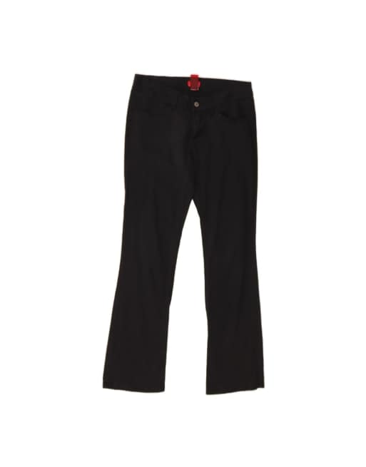 Vintage Dickies Bootcut Casual Trousers US 7 Medium W30 L29 In Black