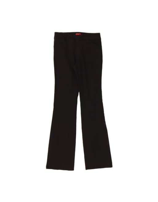 Vintage Dickies Flare Casual Trousers US 3 Small W26 L30 In Black