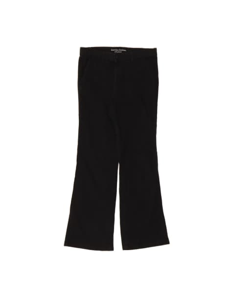 Vintage Dickies Flare Chino Trousers US 6 Medium W28 L29 In Black - view 1