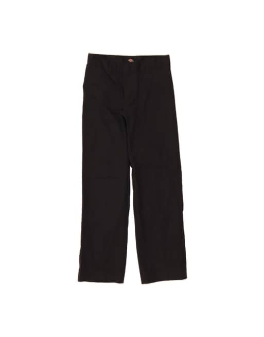 Vintage Dickies High Waist Chino Trousers US 12 Large W28 L26 In Black