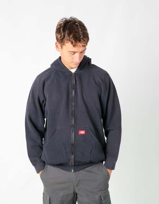 Vintage Dickies l hoodie in navy blue