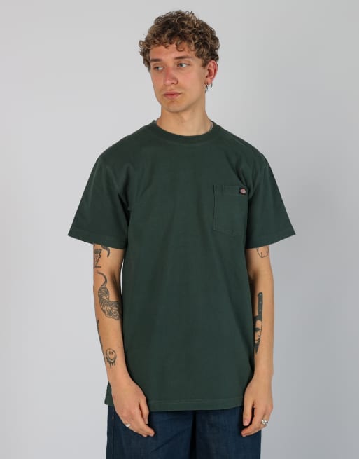 Vintage Dickies l t-shirt in dark green