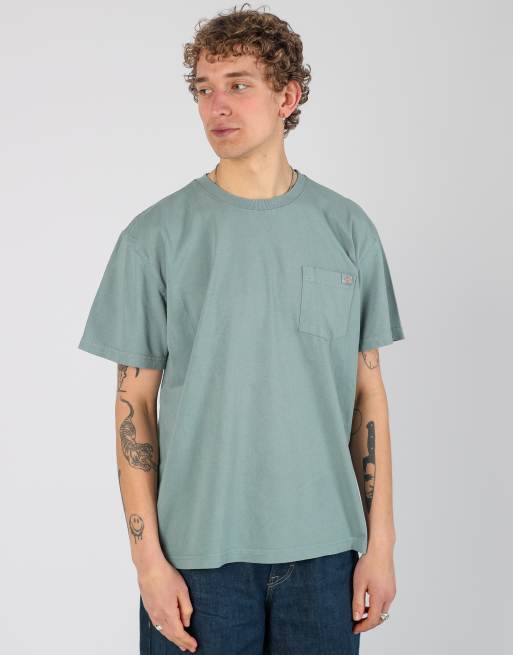Vintage Dickies l t-shirt in turquoise
