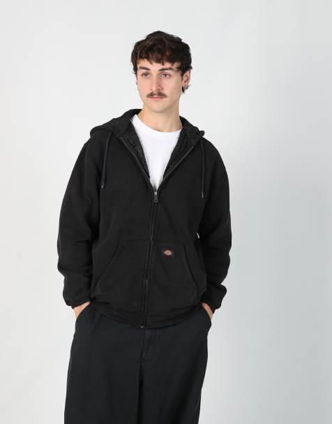 Vintage Dickies m hoodie in black - view 1