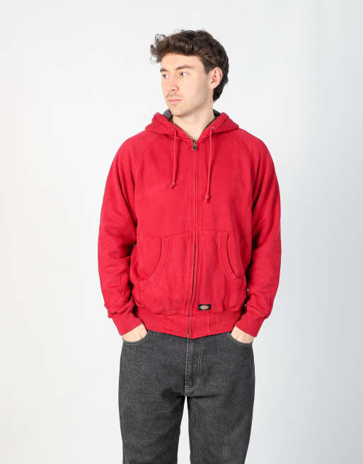 Vintage Dickies m hoodie in red