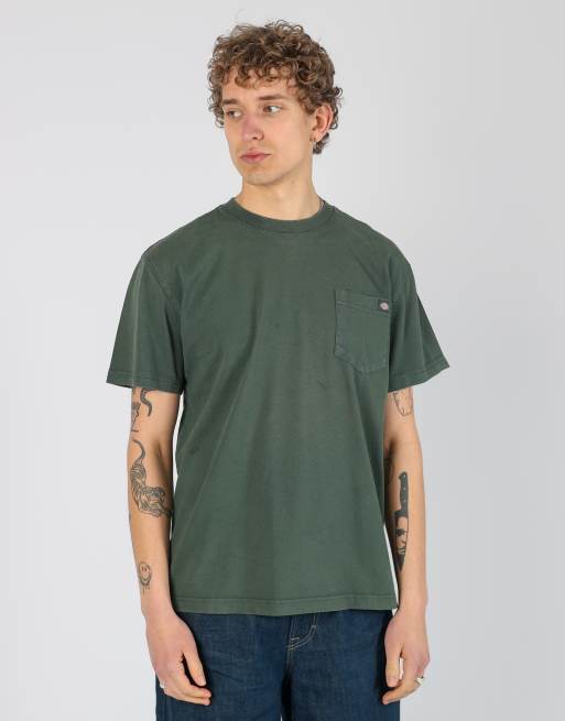 Vintage Dickies m t-shirt in dark green