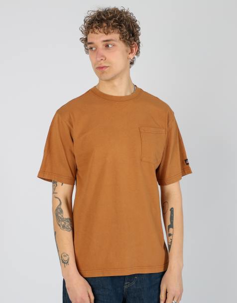 Vintage Dickies m t-shirt in tan - view 1