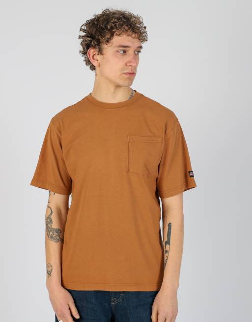 Vintage Dickies m t-shirt in tan, 2 of 4