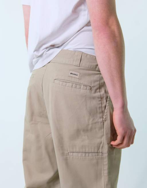 Vintage Dickies Pleated 32x30 Woven Straight Pants Tan