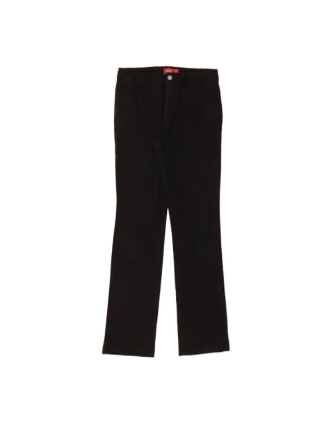 Vintage Dickies Straight Chino Trousers US 7 Medium W28 L31 In Black - view 1