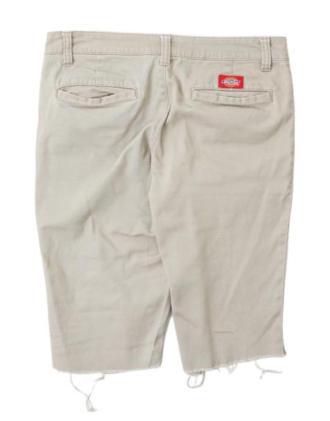 Vintage Dickies Workwear W28 skinny shorts in beige - view 1