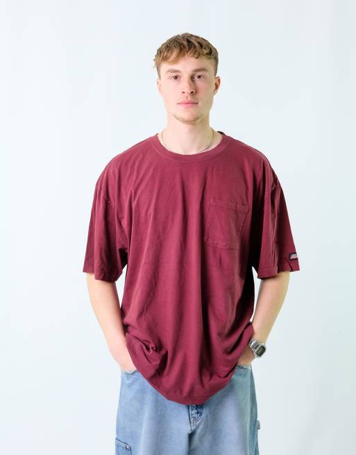 Vintage Dickies XL T-Shirt Burgundy Red