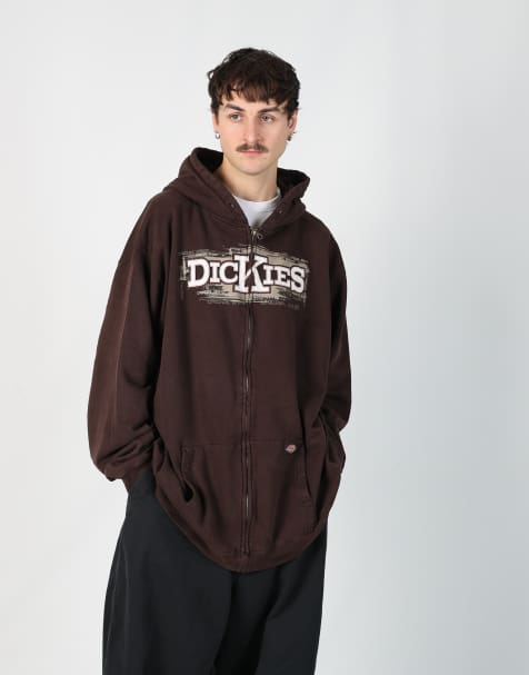 Vintage Dickies xxl hoodie in brown - view 1
