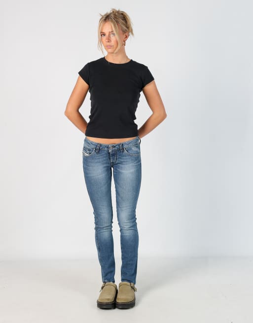 Vintage Diesel 27x34 denim jeans in blue, 2 of 4