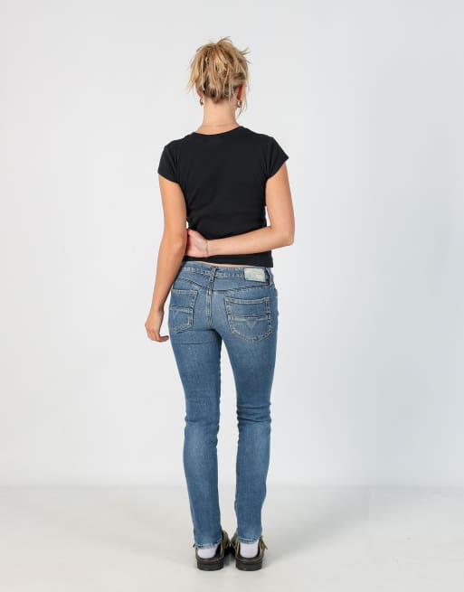 Vintage Diesel 27x34 denim jeans in blue, 3 of 4
