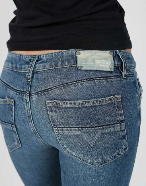 Vintage Diesel 27x34 denim jeans in blue, 4 of 4