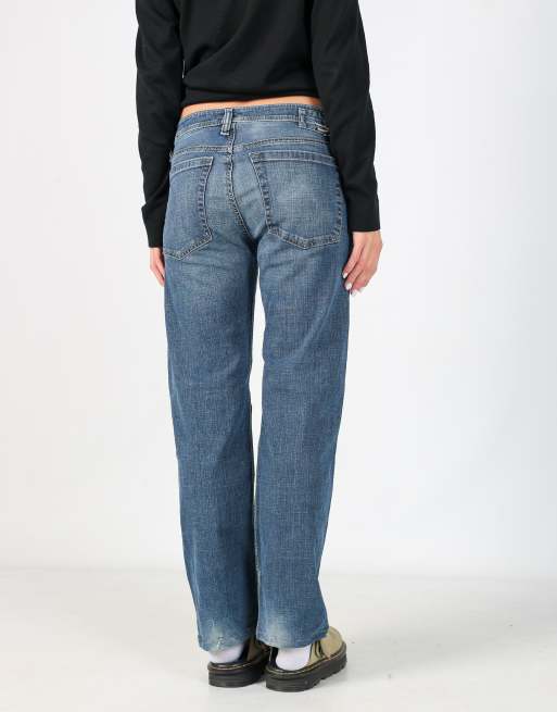 Vintage Diesel 30x29 denim bootcut jeans in light blue