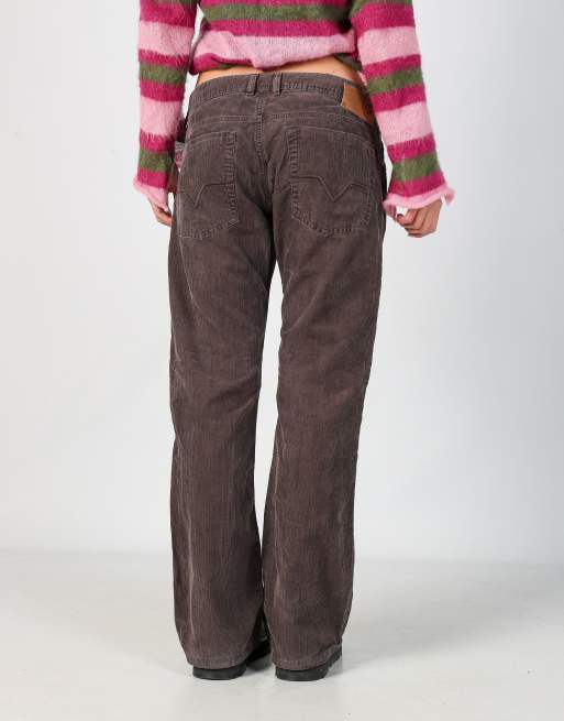 Vintage Diesel 32x30 corduroy trousers in brown