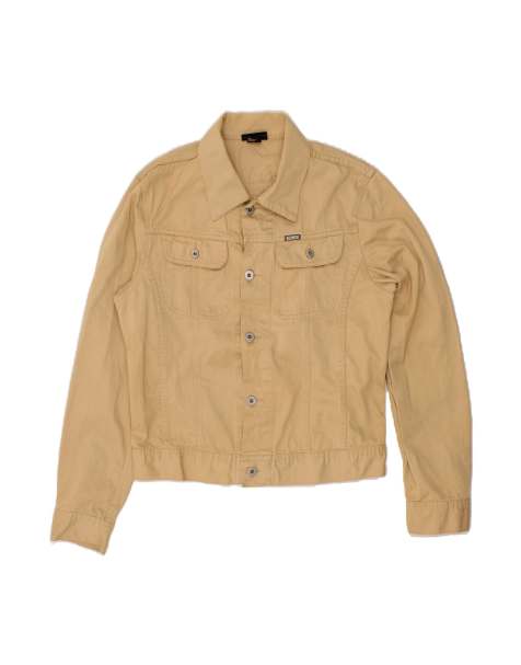 Vintage Diesel Bomber Jacket UK 14 Medium In Beige - view 1