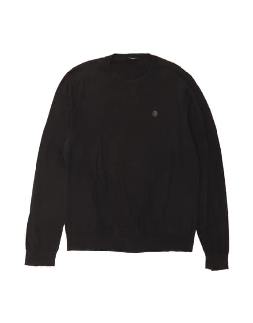 Vintage Diesel Crew Neck Jumper Sweater XL In Black