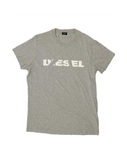 Vintage Diesel Graphic T-shirt Top XL In Grey
