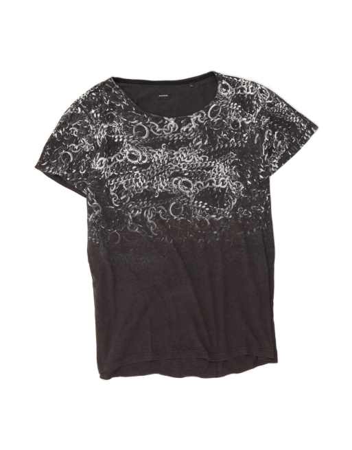 Vintage Diesel Graphic T-shirt Top XL In Grey