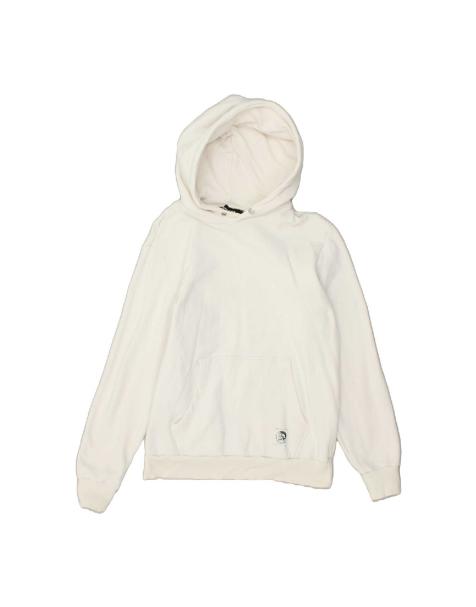 Vintage Diesel Hoodie Jumper Small In Off In White - view 1