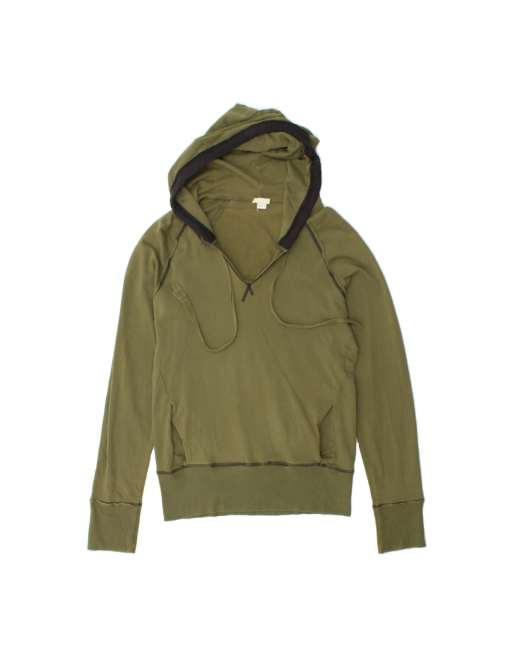 Vintage Diesel Hoodie Jumper UK 10 Small In Khaki