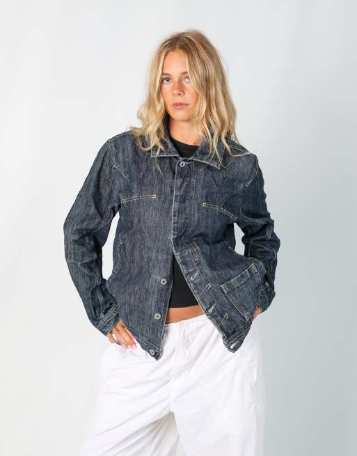 Vintage Diesel M denim jacket in blue