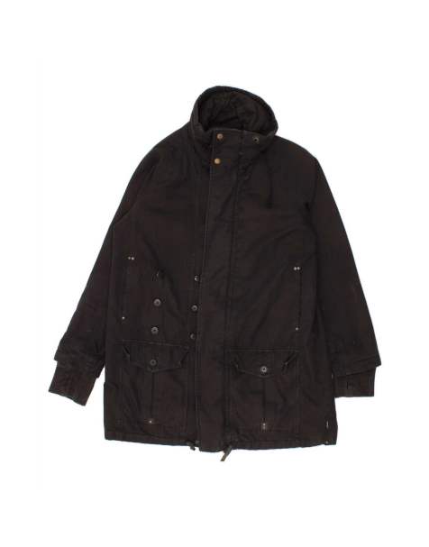 Vintage Diesel Overcoat Us 8 Medium In Black - view 1