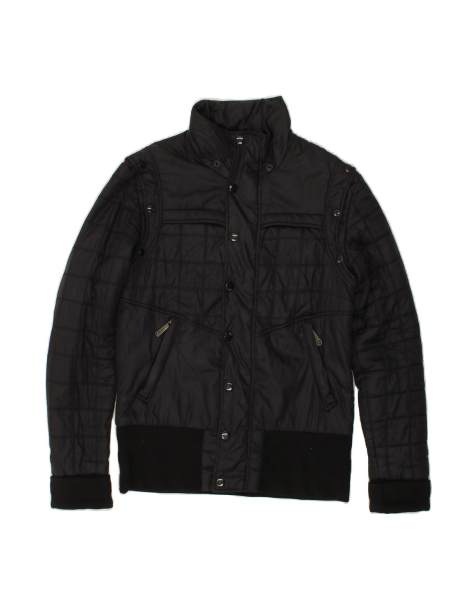 Vintage Diesel Padded Jacket UK 14 Medium In Black - view 1
