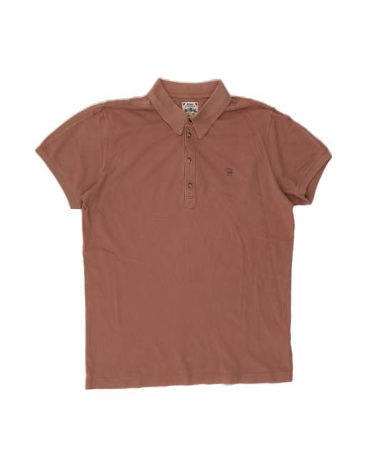 Vintage Diesel Polo Shirt Medium In Maroon