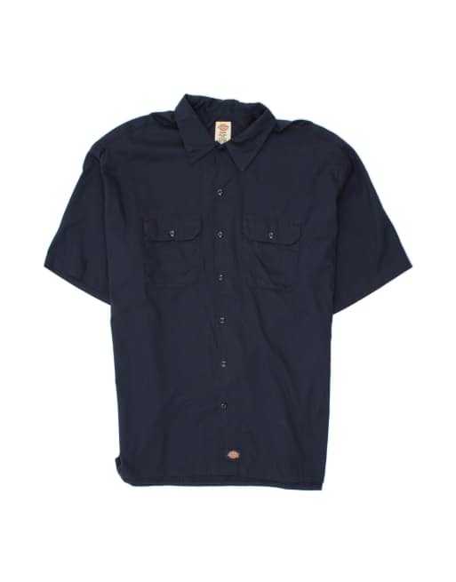 Vintage Diesel Short Sleeve Shirt 3XL In Blue