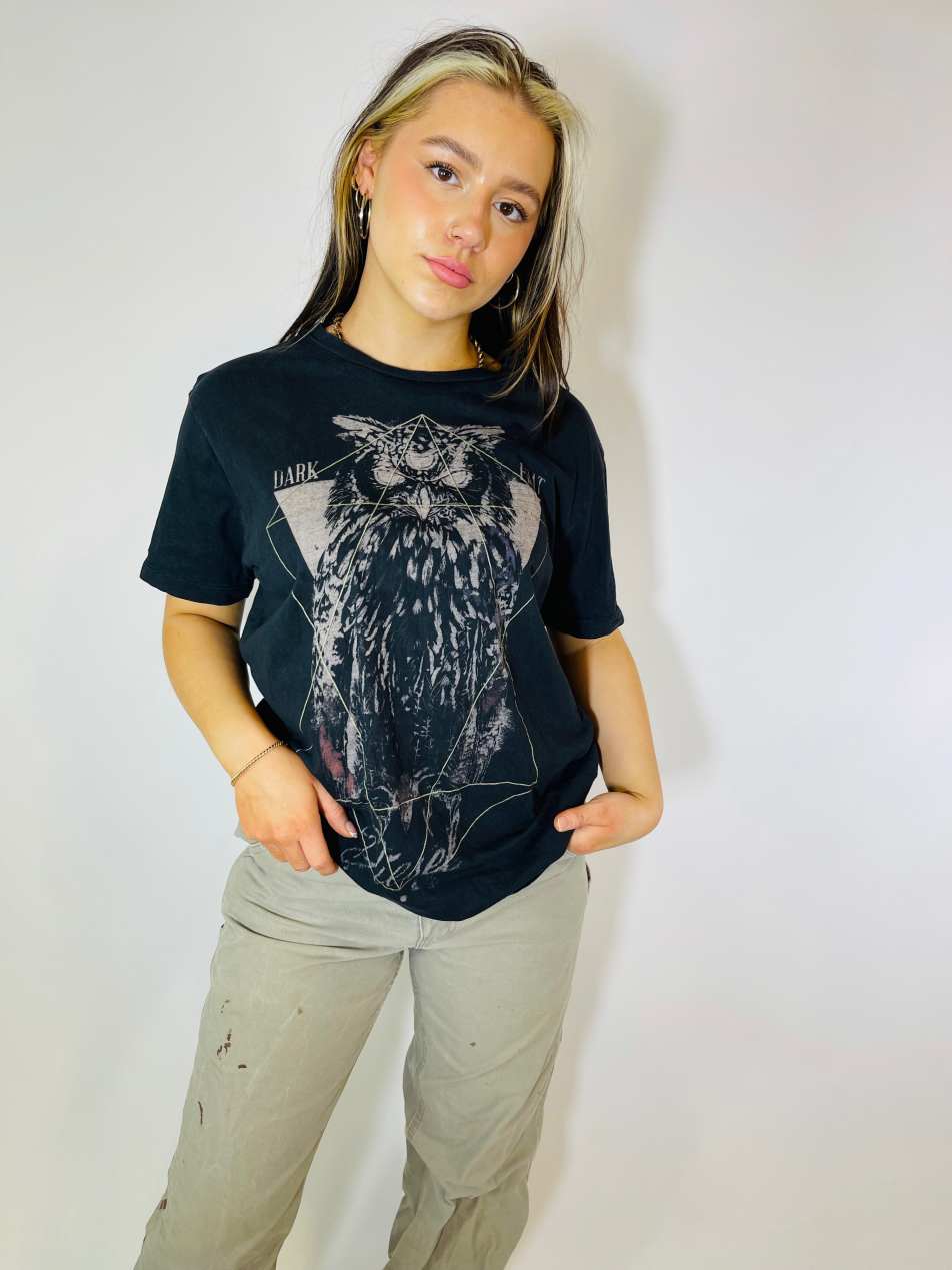 Vintage Diesel Size L graphic t-shirt in black