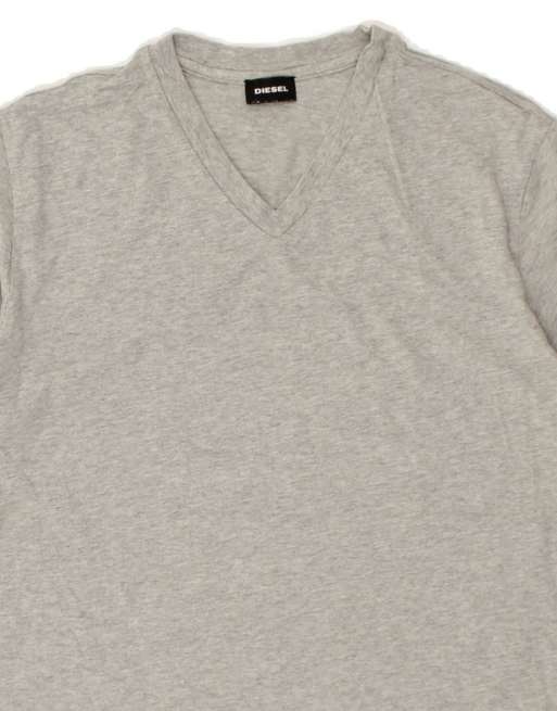 Vintage Diesel T-shirt Top UK 16 Large In Grey, 3 of 4